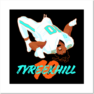 Tyreek Hill 10 - miami dolphins Posters and Art